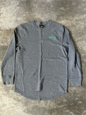 LRG Thermal Long Sleeve Crewneck Tee Waffle Knit